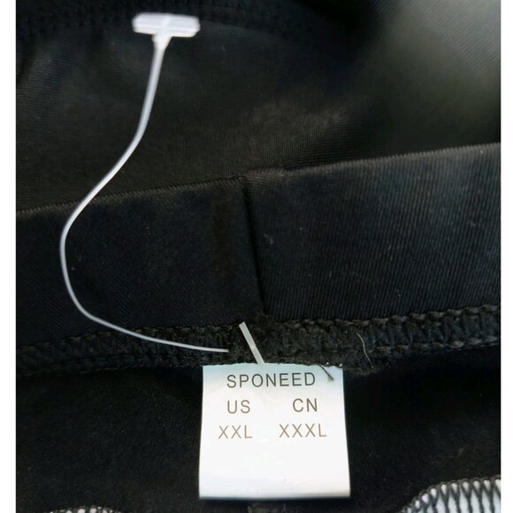 Sponeed Men's Cycling Pants – Size XXL – Black – Padded & Breathable - Picture 9 of 11